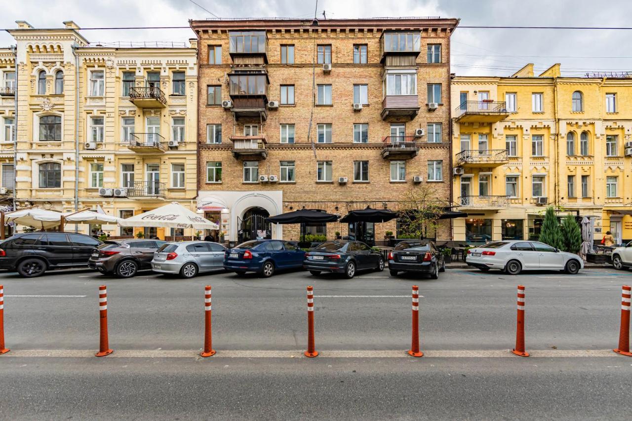 2К Квартира На Шота Руставелі, Бессарабка Kiev Exterior foto